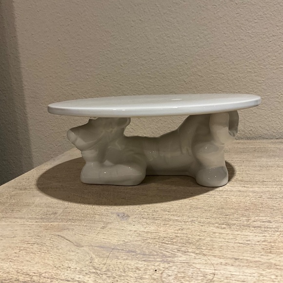 Disney Store Ceramic White Tigger Figural Cake Stand Plate - NEW Winnie the Pooh - Picture 6 of 8